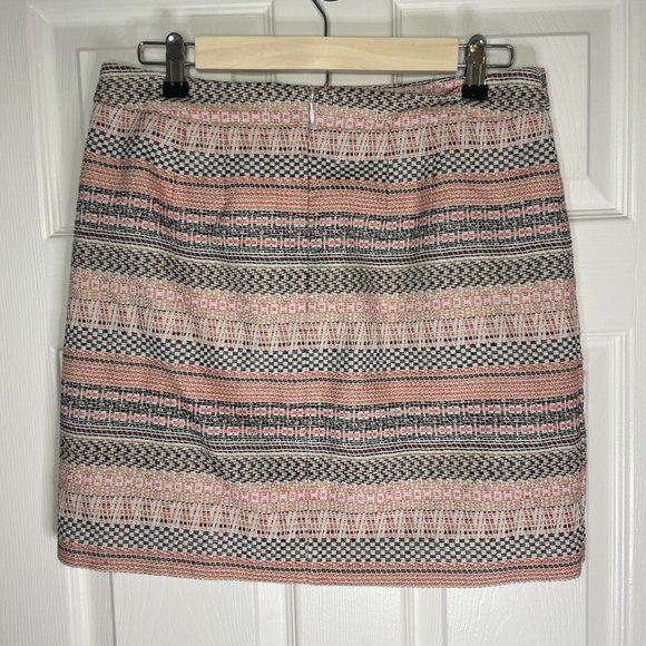 Ann Taylor Loft Pink Twill Skirt - Picture 2 of 3